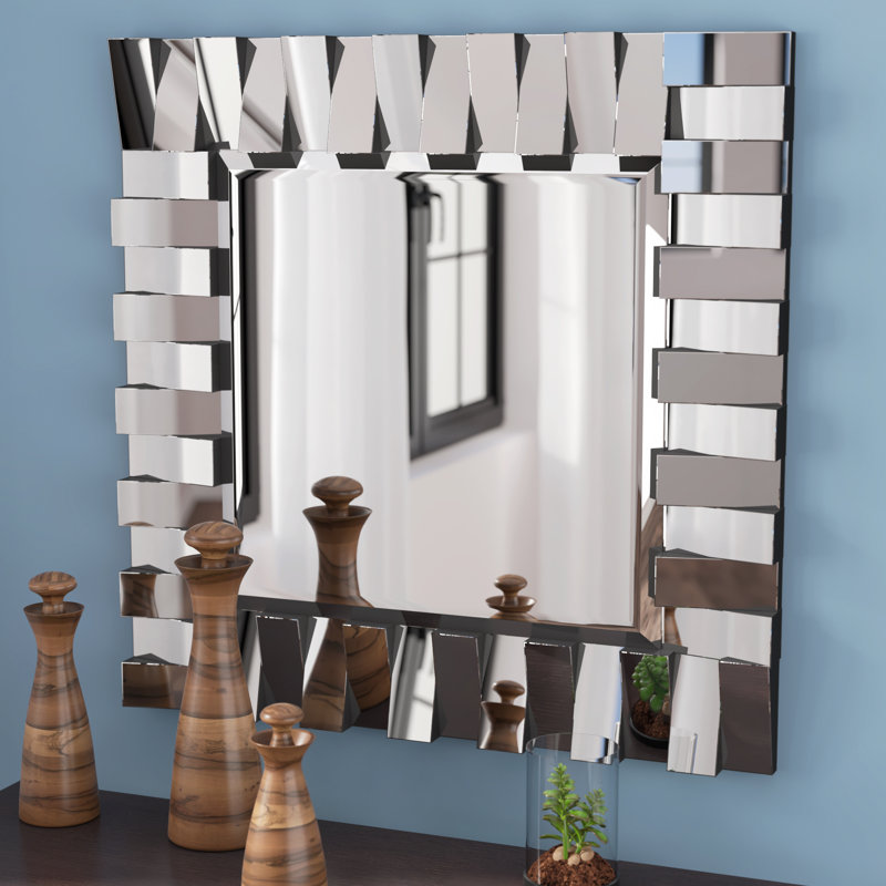 Latitude Run Modern & Contemporary Beveled Wall Mirror & Reviews Wayfair